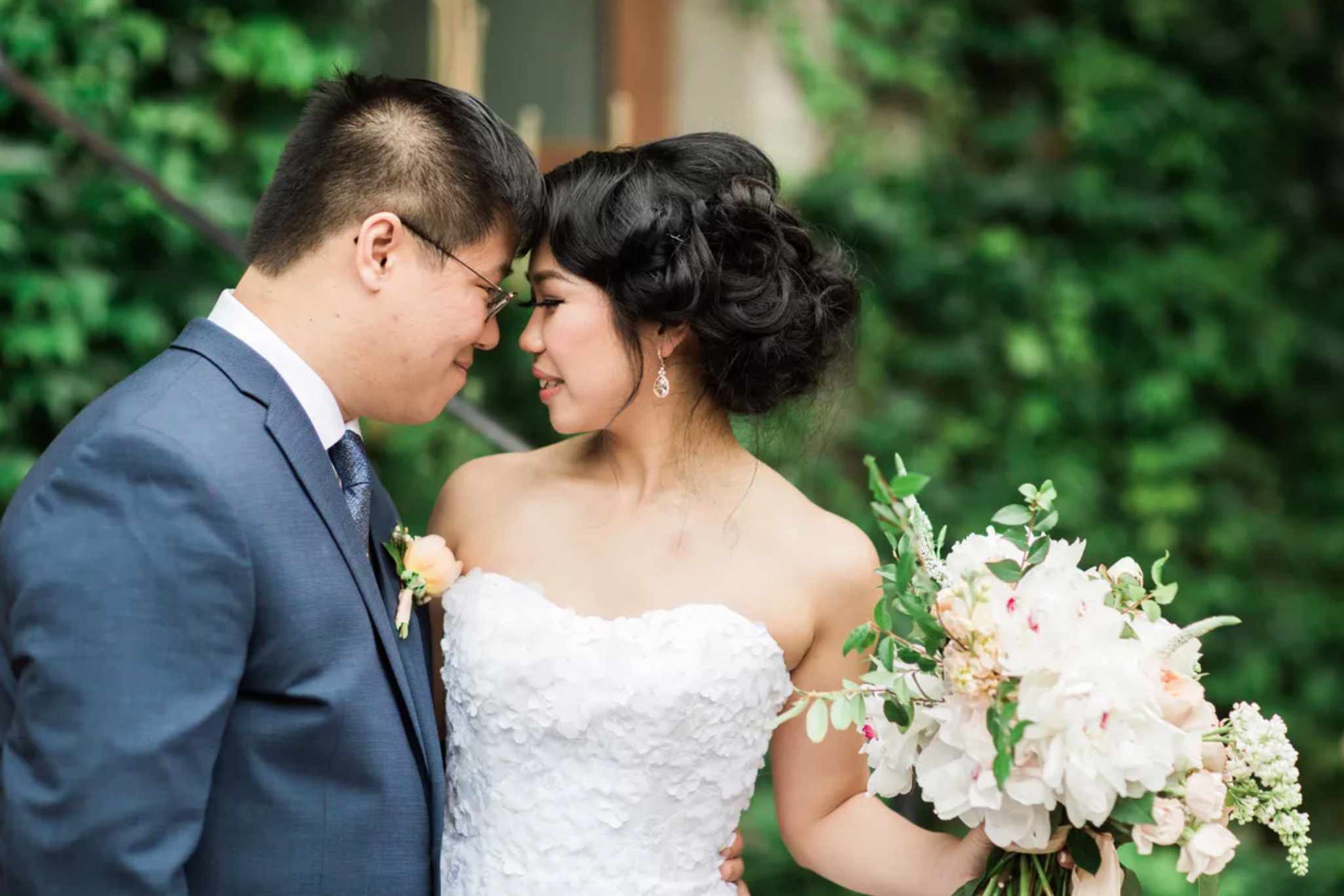 新婚夫妇的肖像