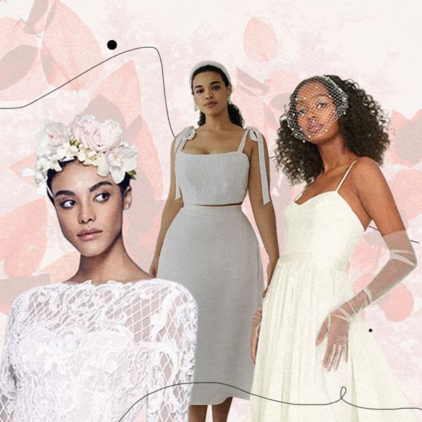 穿着婚纱的女人