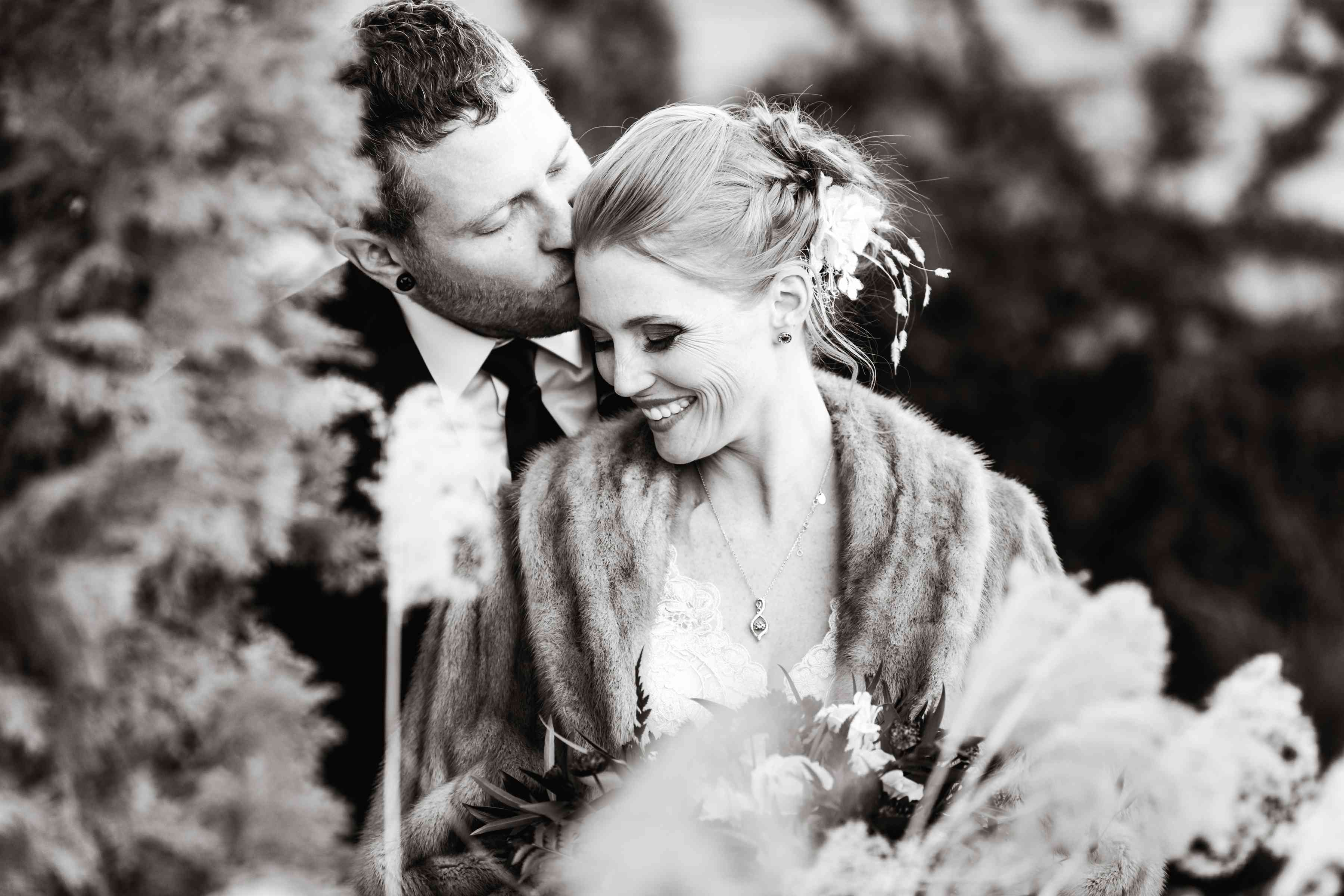 希望在婚礼新娘和新郎