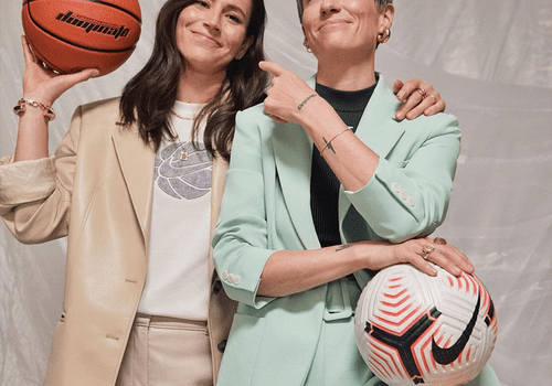 Megan Rapinoe and Sue Bird