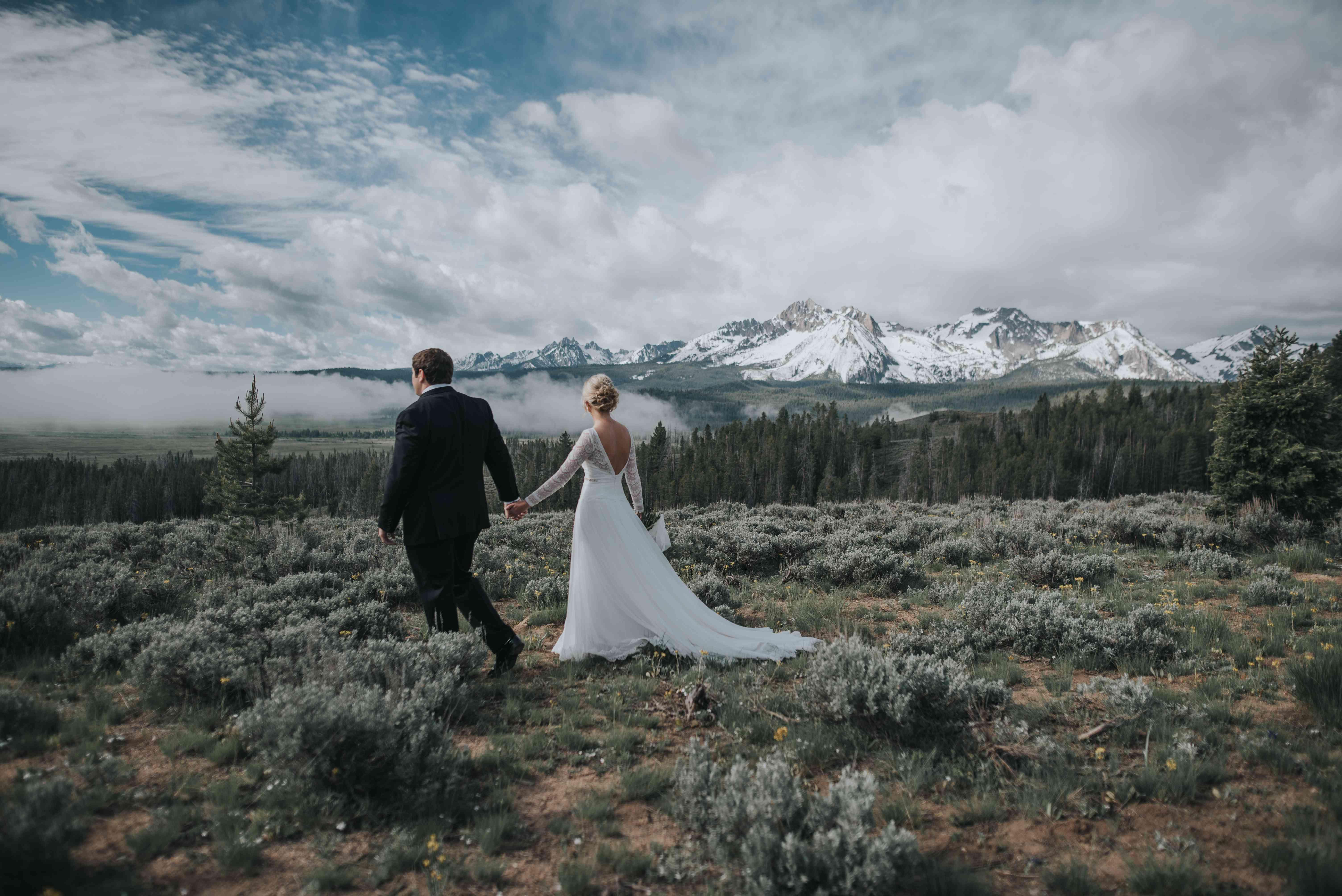 <P>婚礼照片锯齿国家森林</ P>