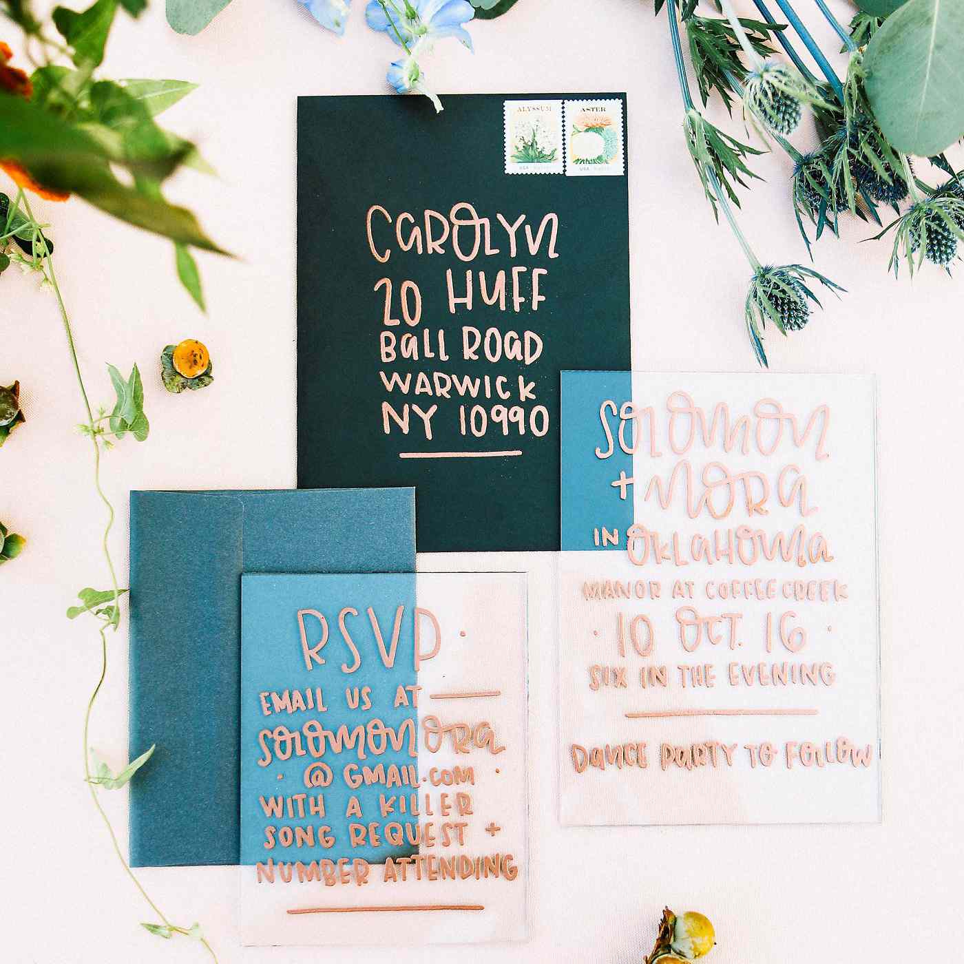 定制婚礼请柬套装