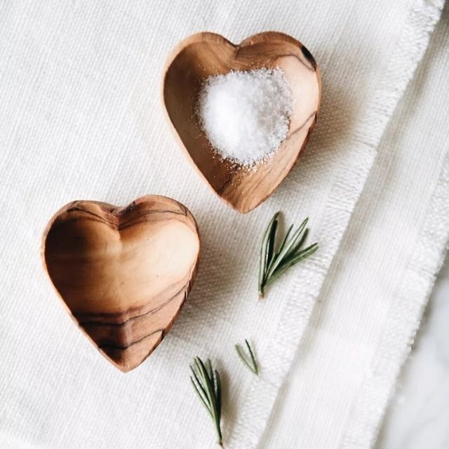 Connected Goods Mini Wood Heart Dish Set