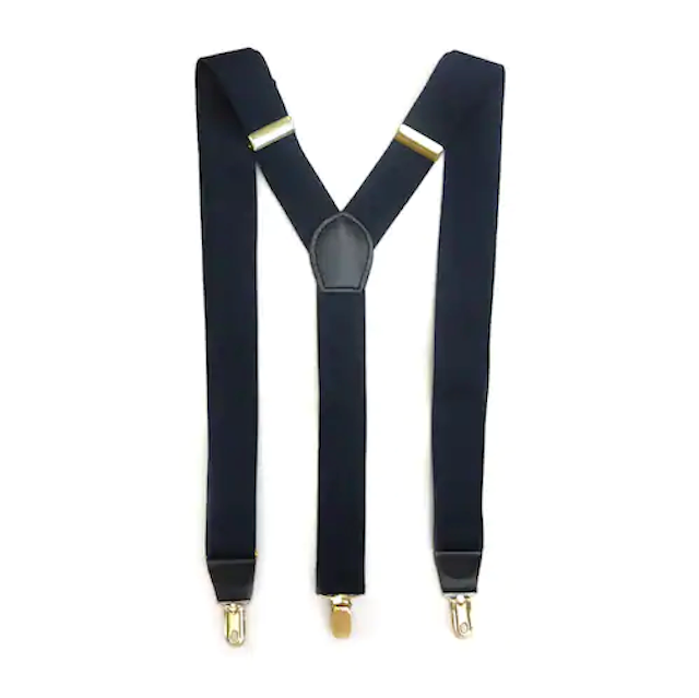 黄金硬件背带裤