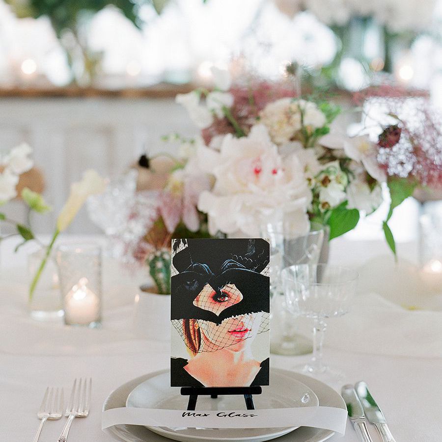 菜单上印着夫妻最喜欢的画