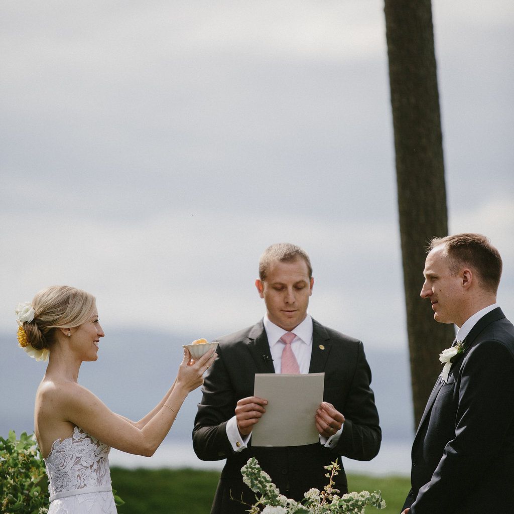 新娘和新郎誓言，交换