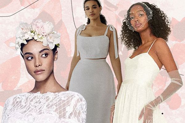 穿着婚纱的女人