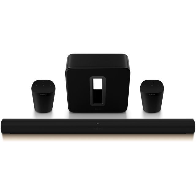 带声棒的Sonos音响系统