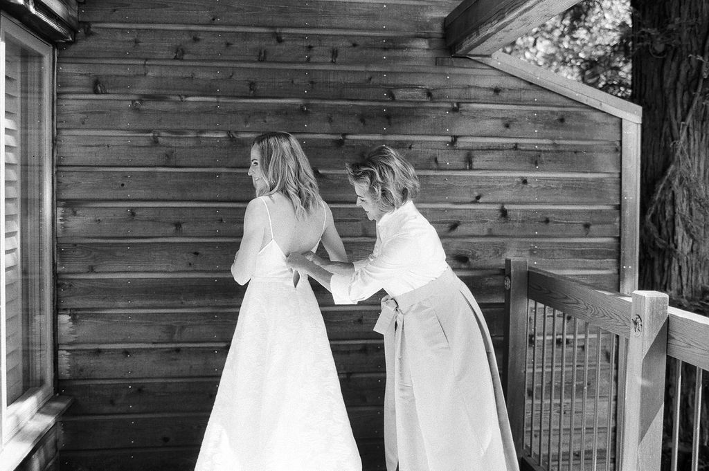 母亲的压缩和解新娘的礼服