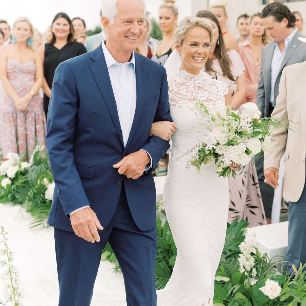 新娘和父亲”class=