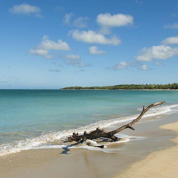 海滩到Natadola，维提岛，斐济海滩“class=