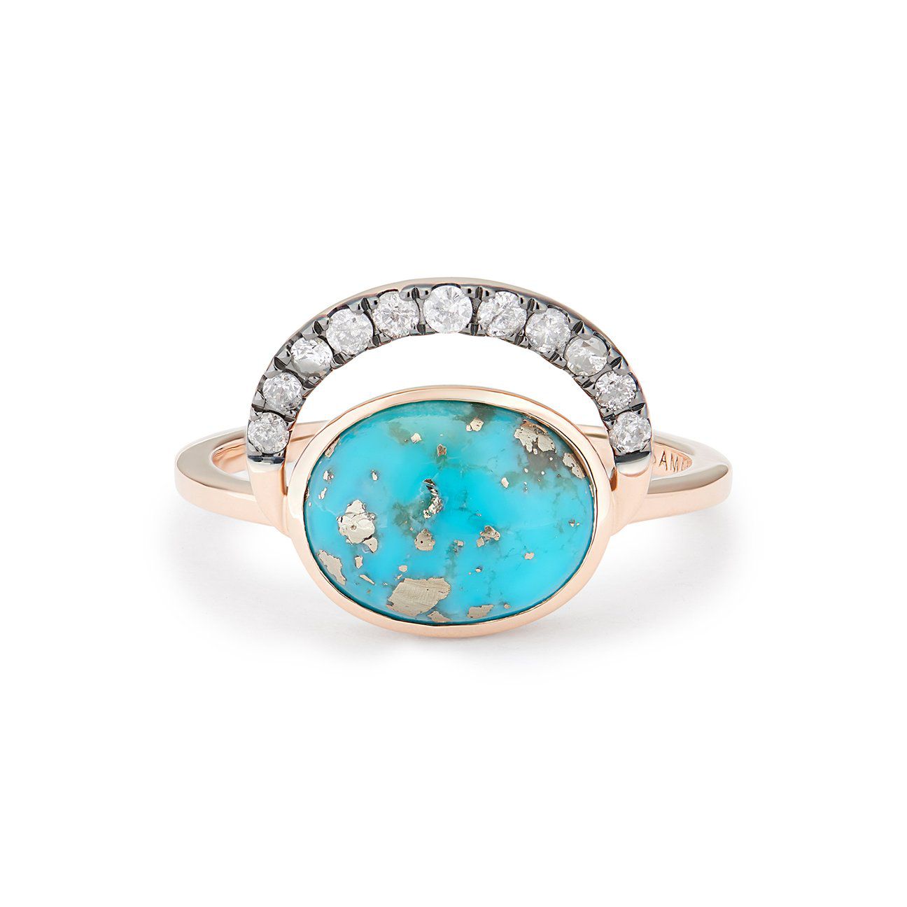 萨曼塔茶拉拉娜戒指波斯绿松石戒指