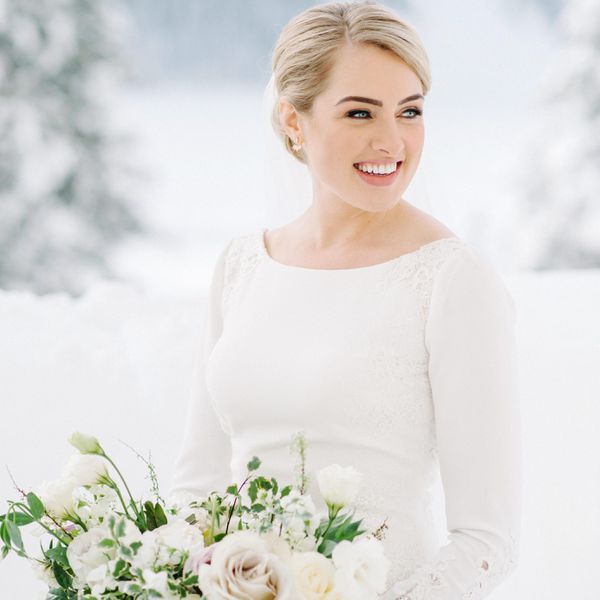 < p >新娘美丽拍摄< / p >