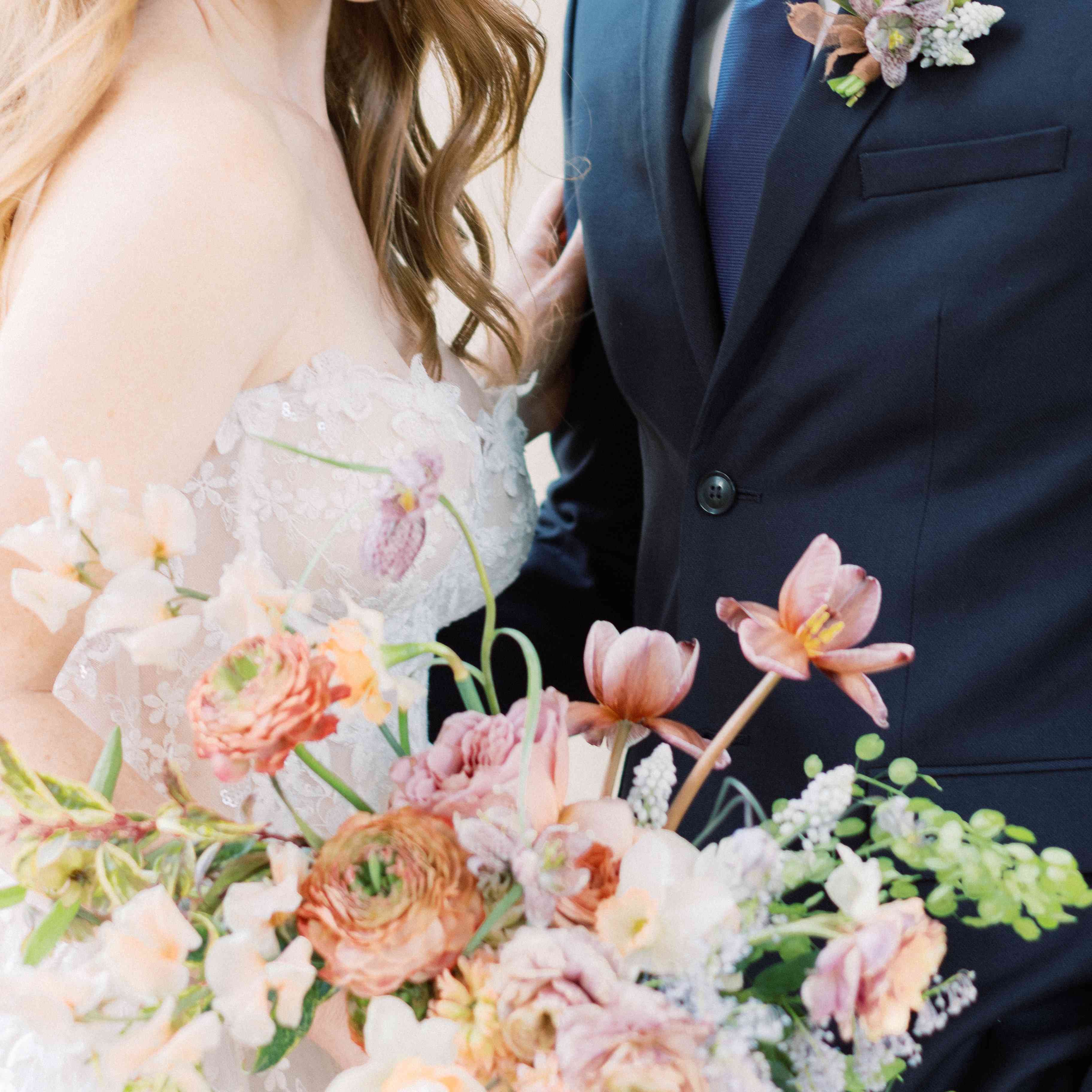 郁金香婚礼花束