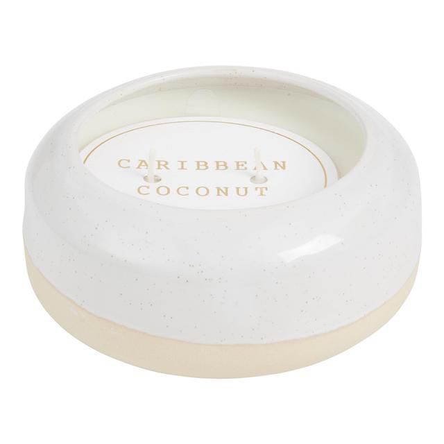 白色椰子陶瓷手浸蜡烛