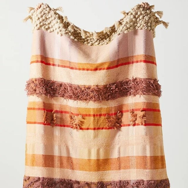 所有道路纹理Marfa扔毯子