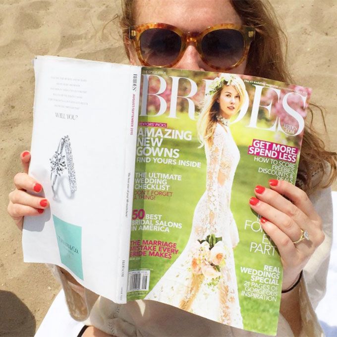 ld乐动官网订婚戒指有问题在海滩上杂志