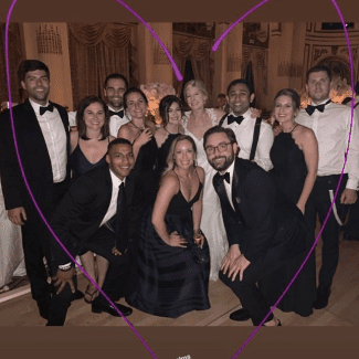 婚礼上的一群人