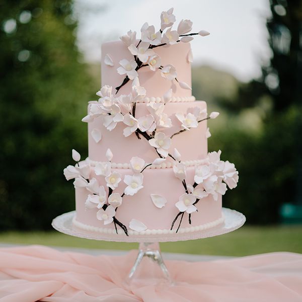 樱花婚礼蛋糕