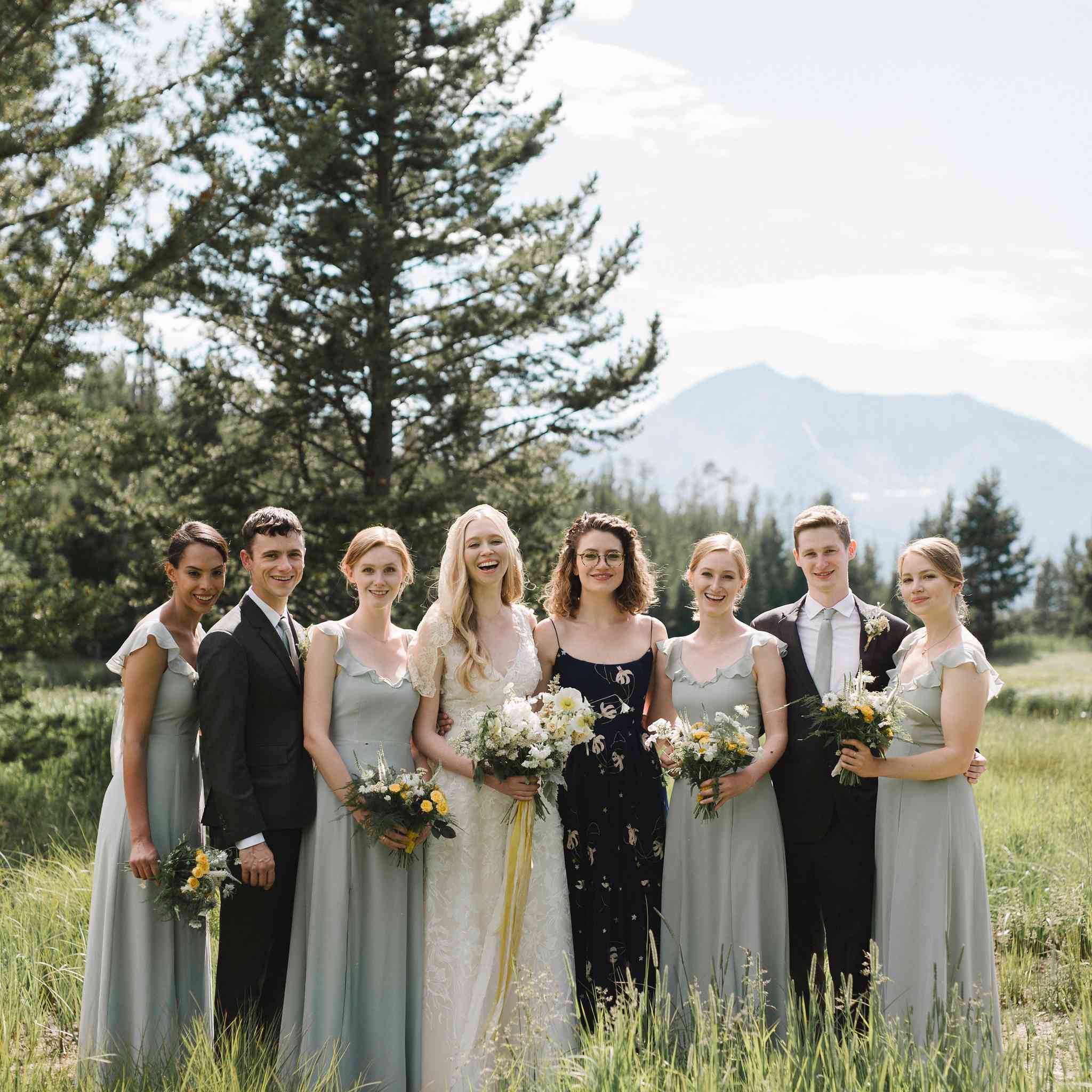 黄石婚纱，伴娘