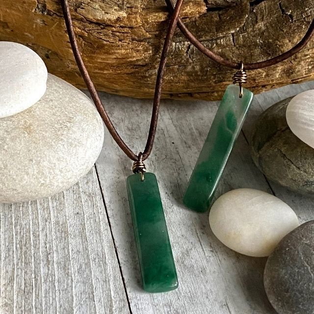 OneTribeJewelry男女皆宜的翡翠项链