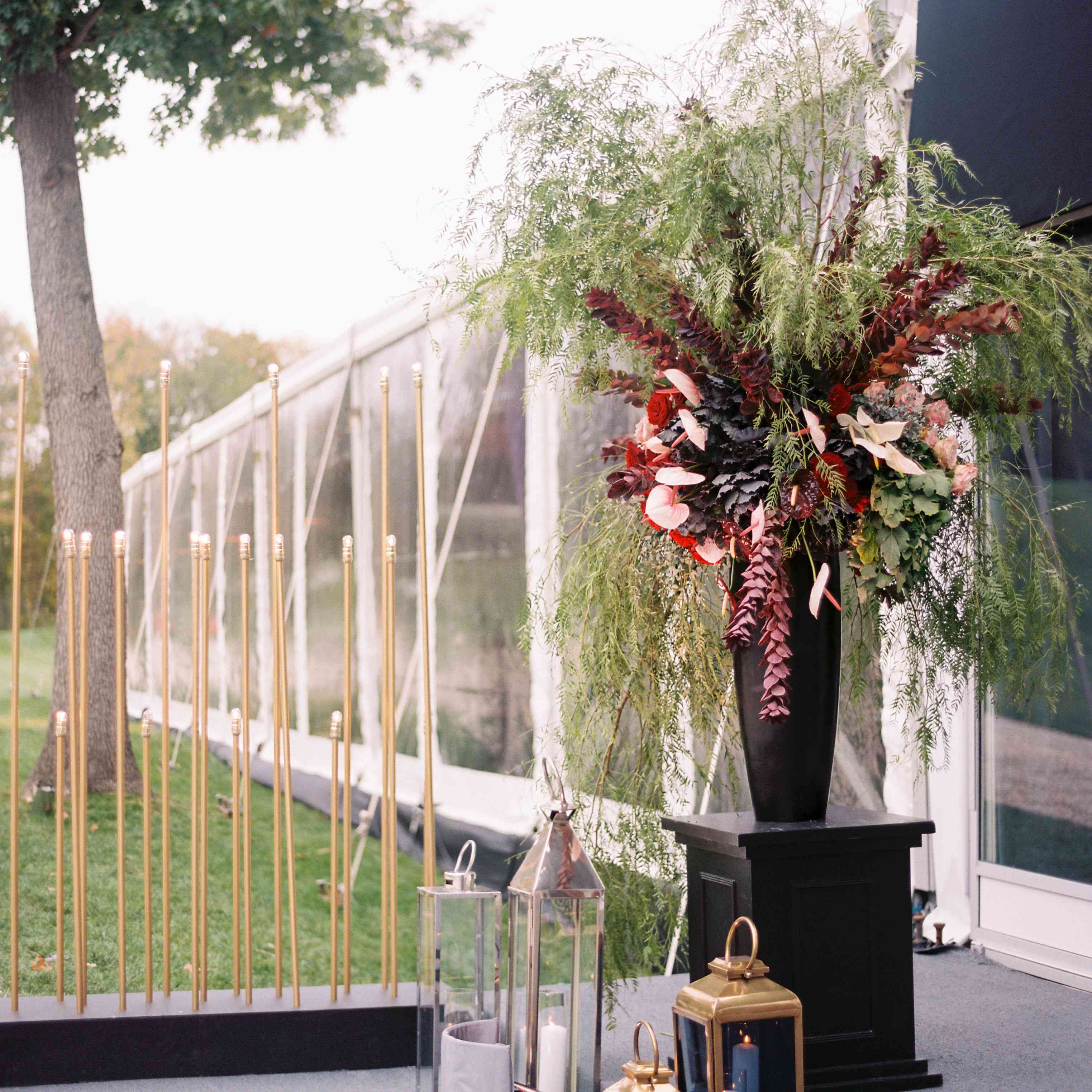 婚礼帐篷外观细节