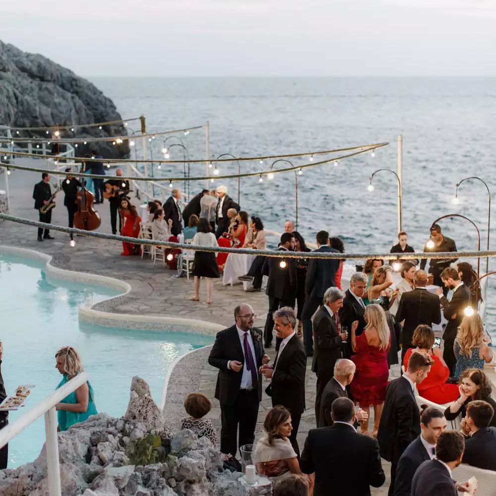 意大利卡布里的婚礼