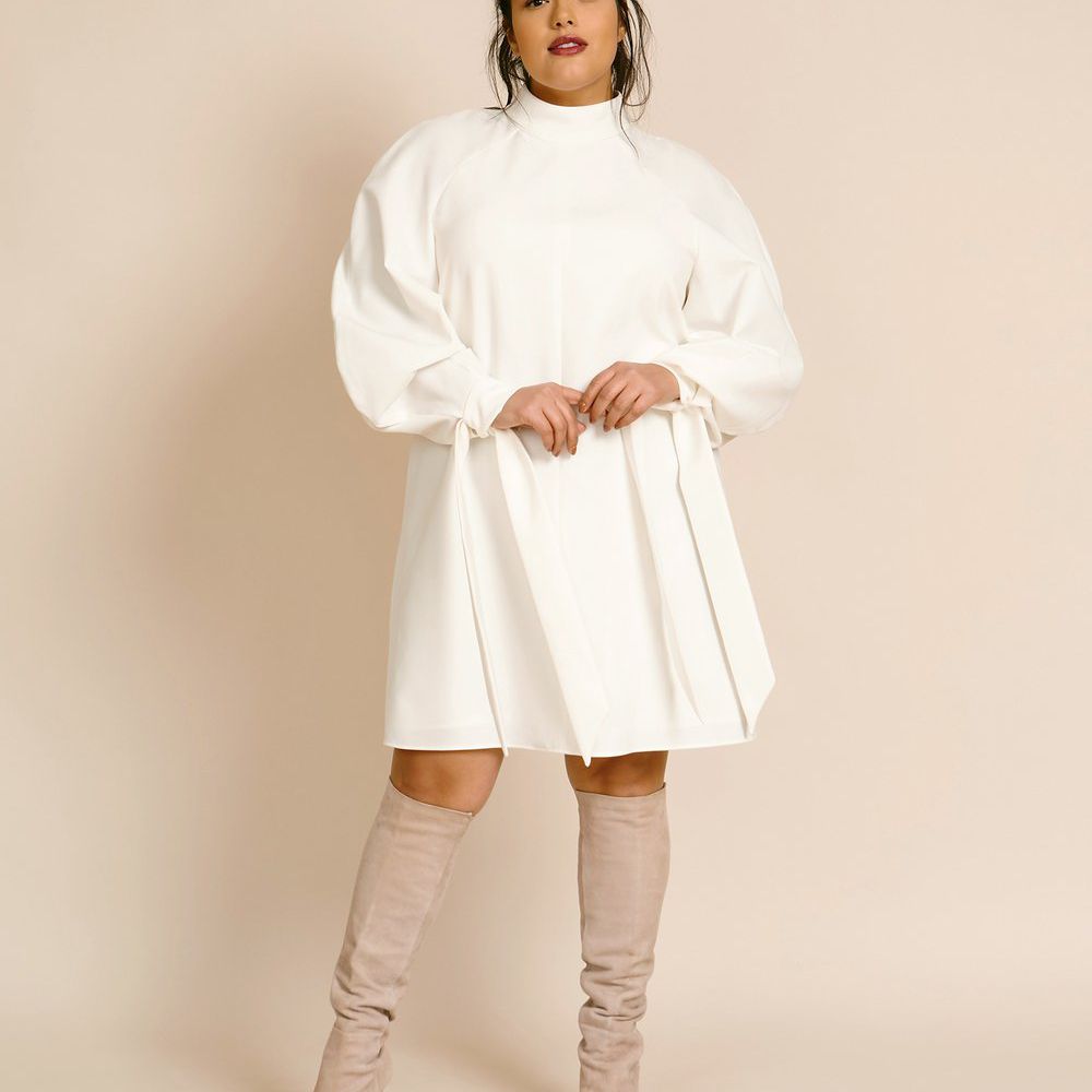 Carolina Herrera Raglan迷你连衣裙