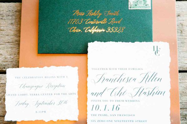 优雅的婚礼请柬