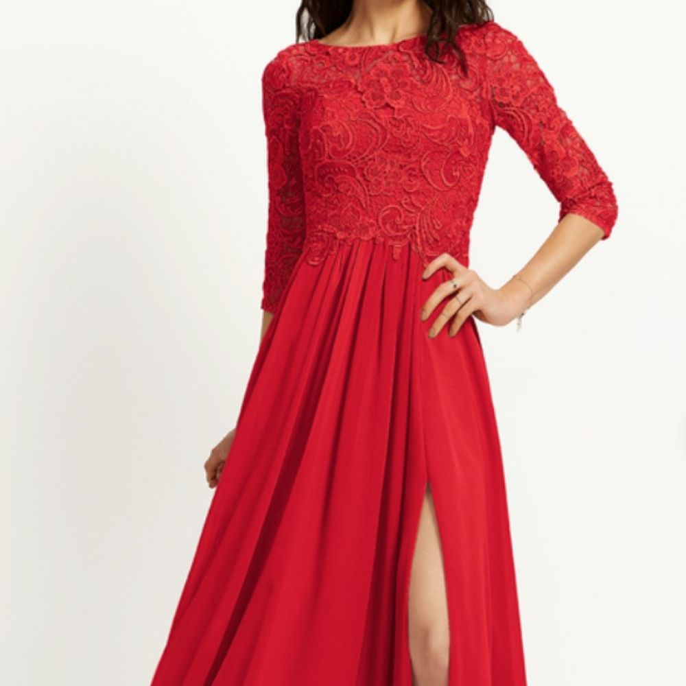 红色的裙子