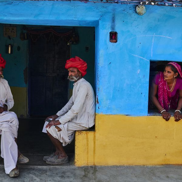 村在印度拉贾斯坦邦。“class=