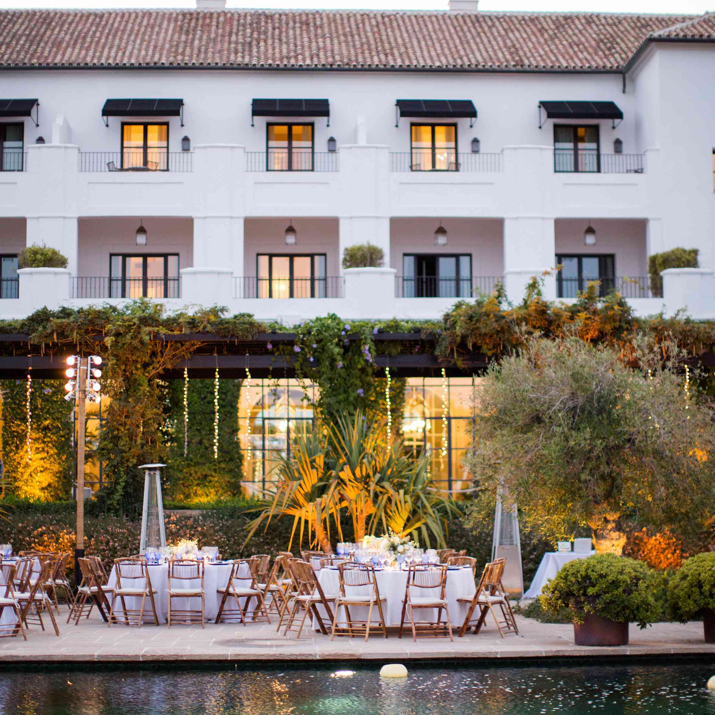 泳池边接待处Finca Cortesin酒店