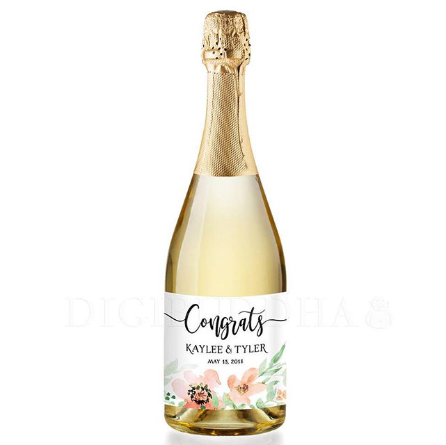 祝贺订婚香槟标签ld乐动官网