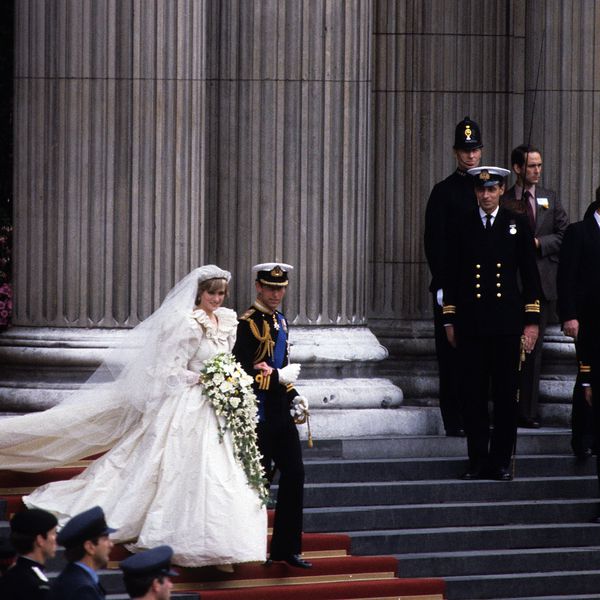 公主戴安娜婚纱礼服