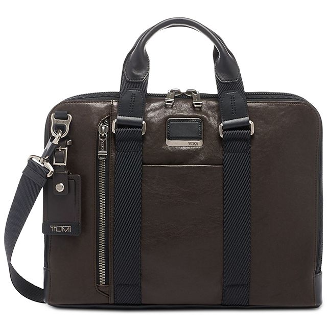 塔米男士的阿尔法布拉沃超薄公文包