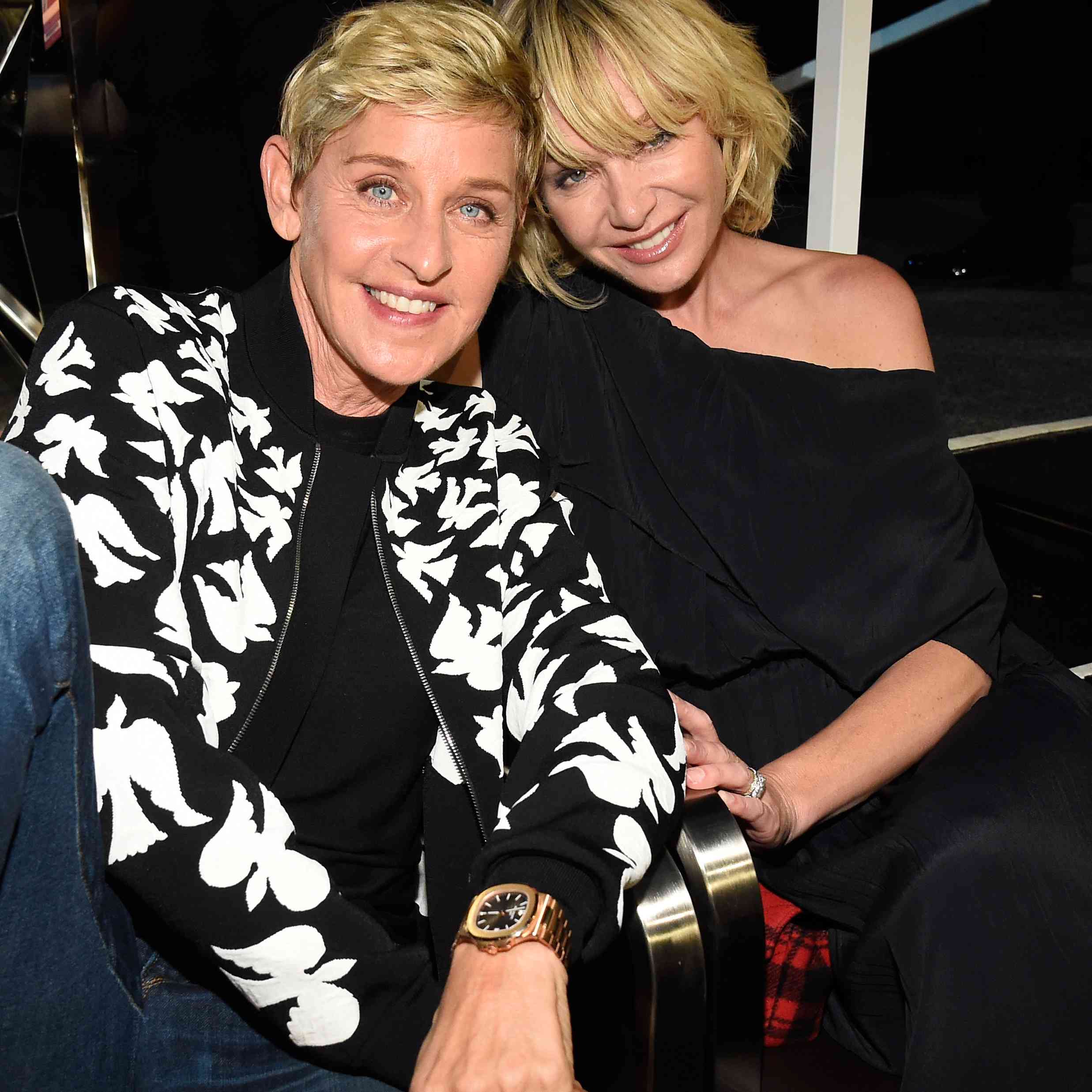 艾伦·德杰尼勒斯和波西亚·德罗西