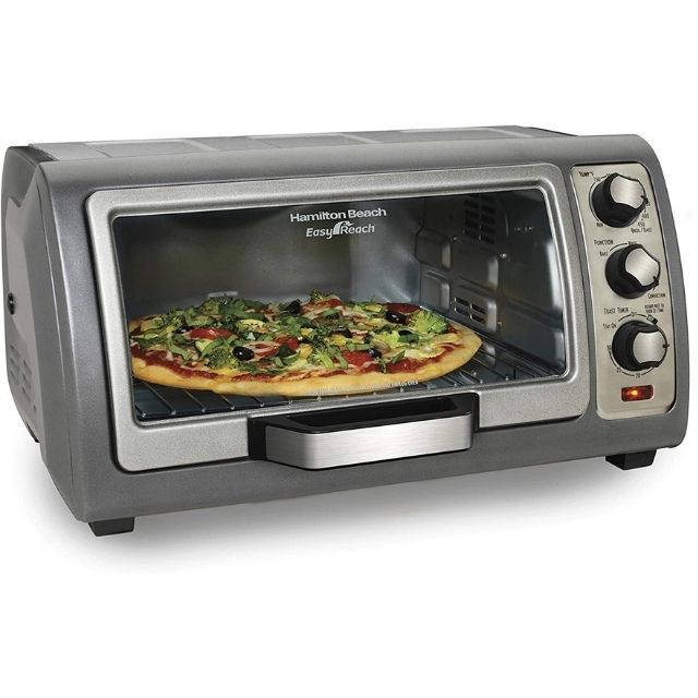 Hamilton Beach 6-Slice易于到达烤箱
