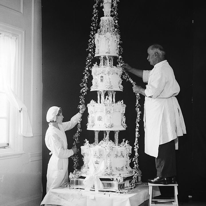 希腊公主玛丽娜的婚礼蛋糕