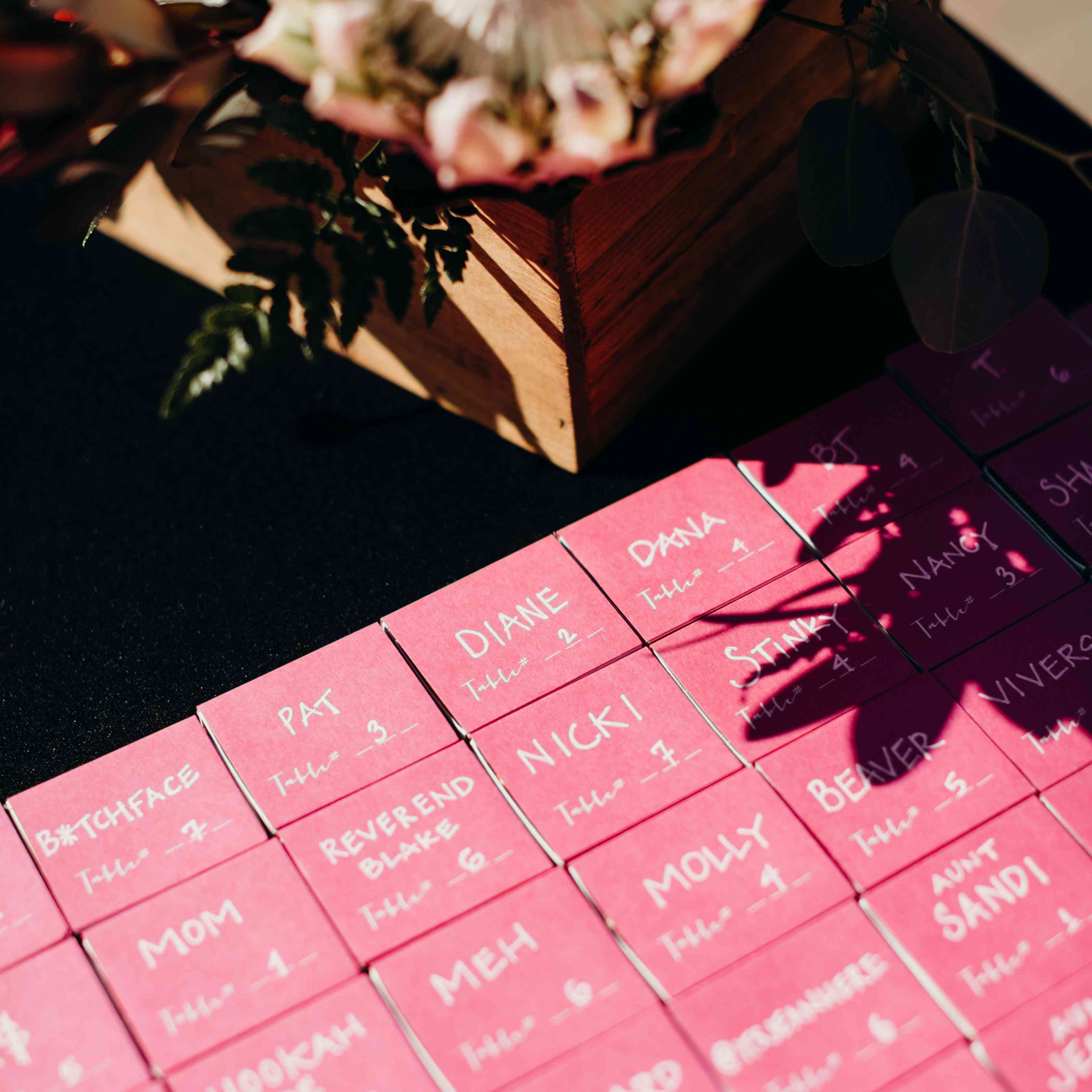 < p >火柴盒护送卡片< / p > < br > < br >