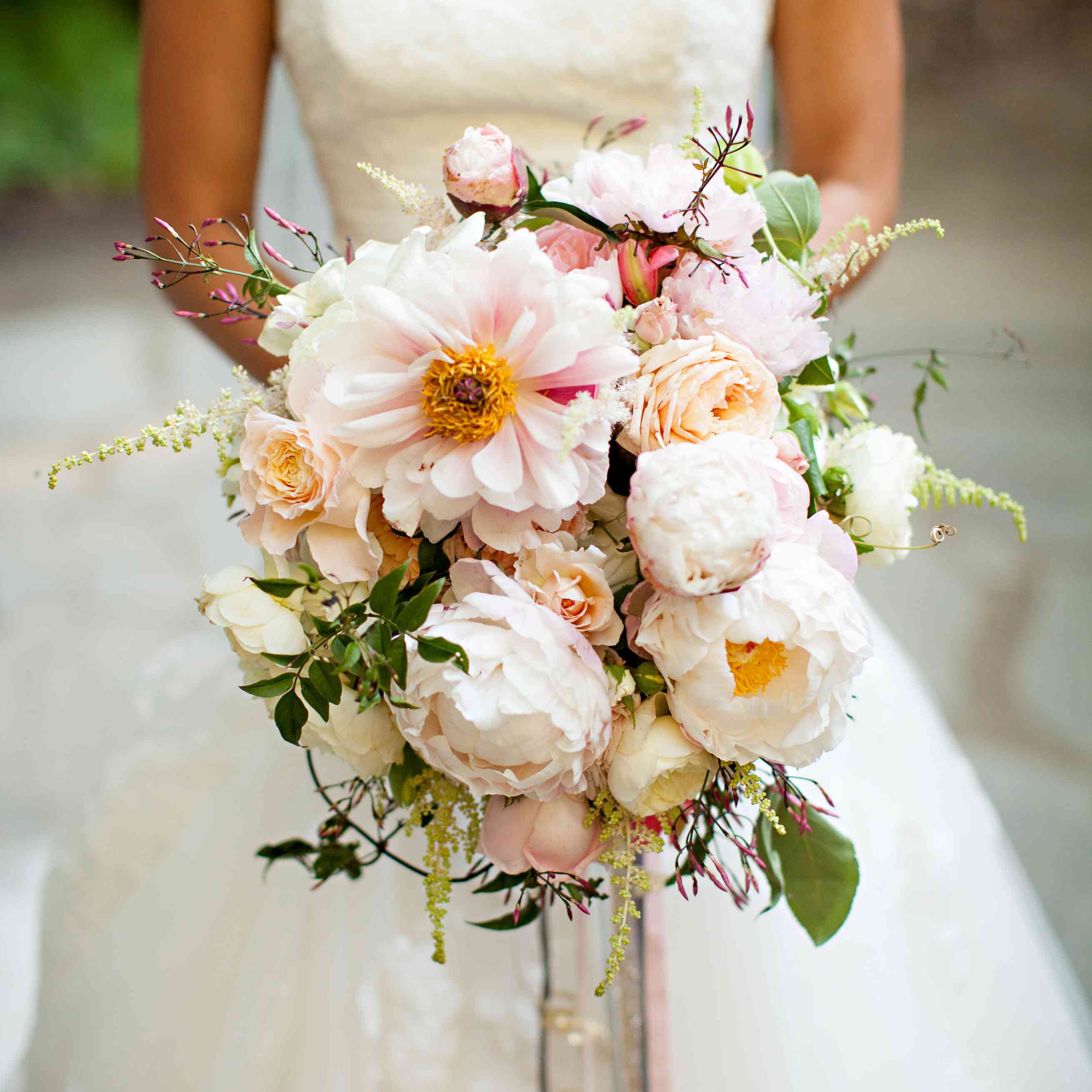 茉莉，牡丹，玫瑰和新妇花