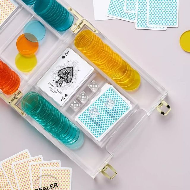 Sunnylife lucite扑克套装