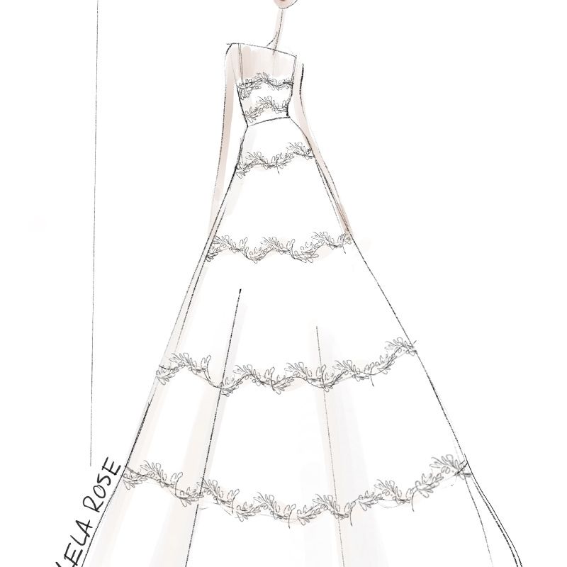 莱拉玫瑰新娘时装周2020年秋季速写