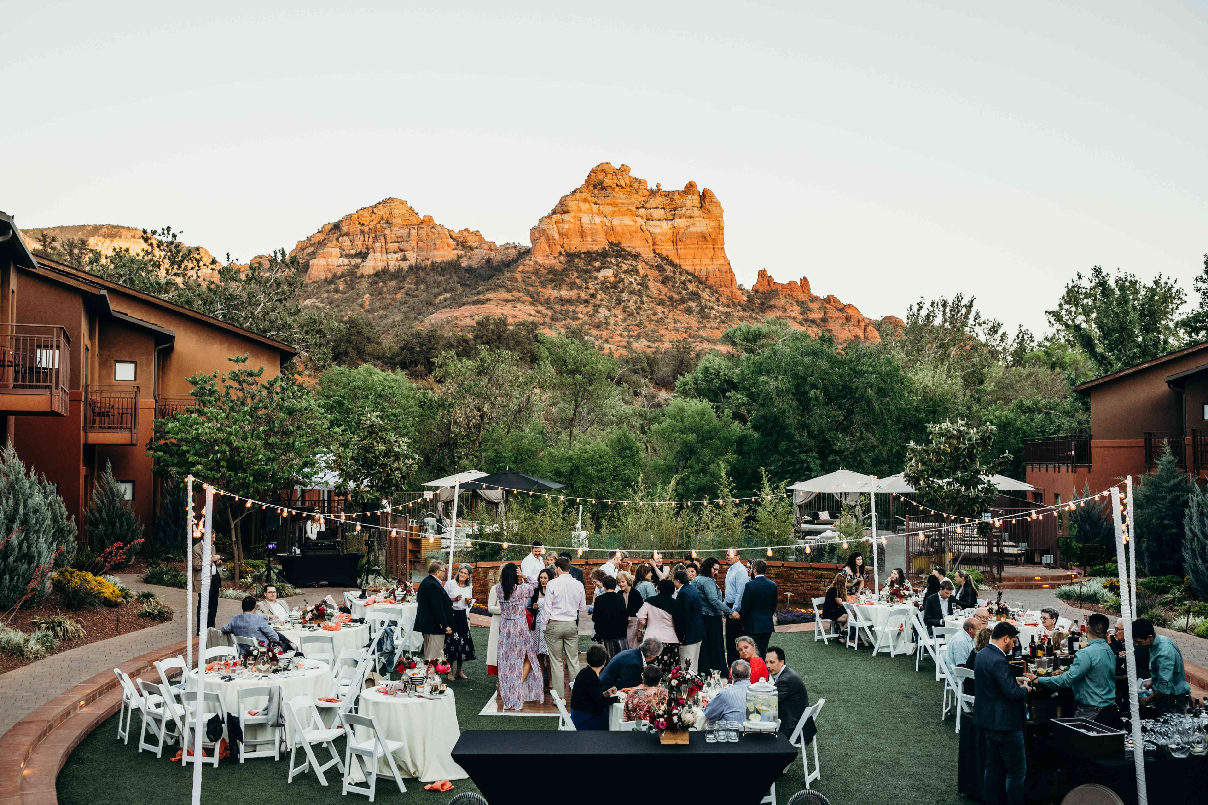 <p>reception Amara Resort & Spa string lights</p><br><br>