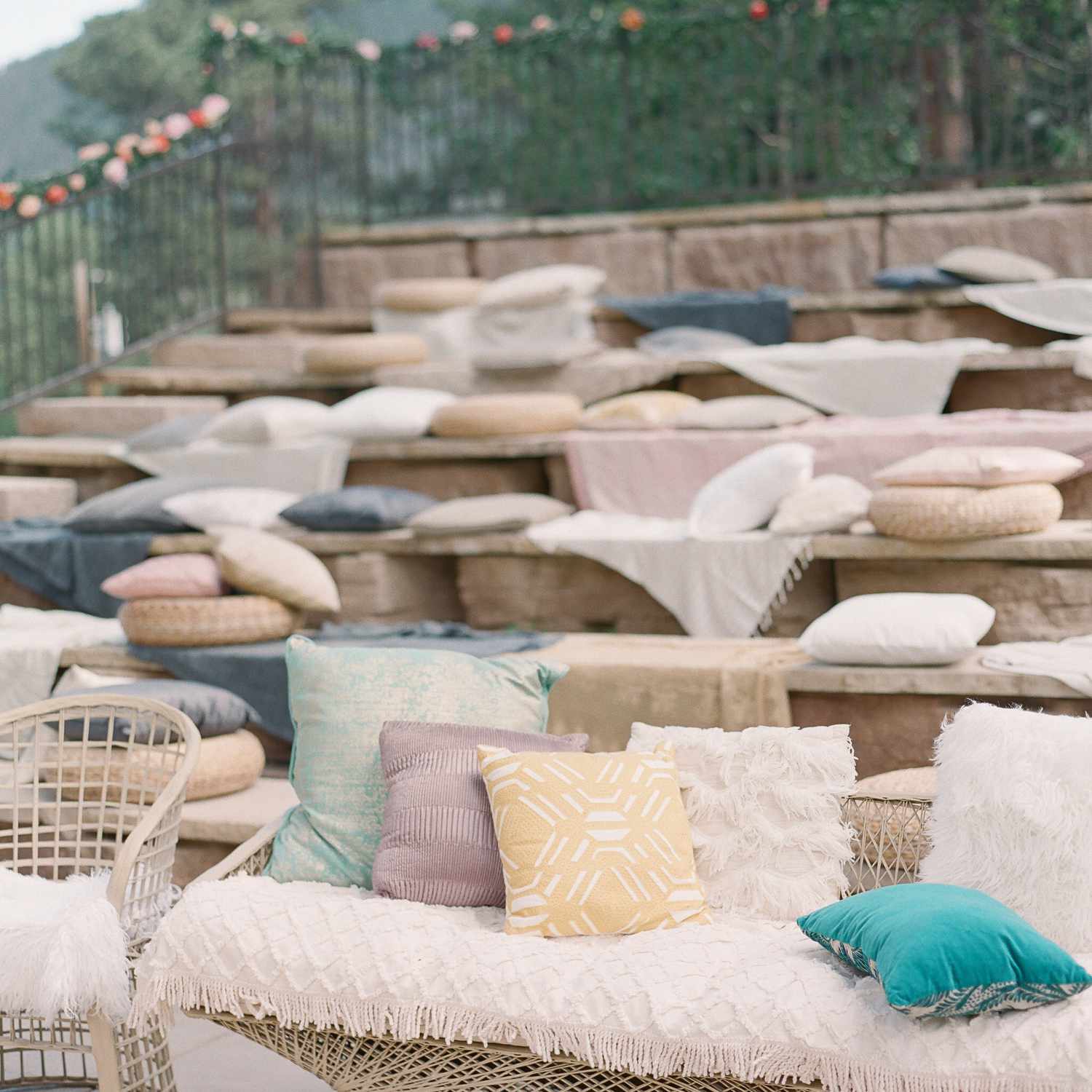 波希米亚婚礼座位