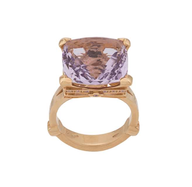 帕斯夸莱·布鲁尼埃菲尔夫人紫水晶和钻石戒指