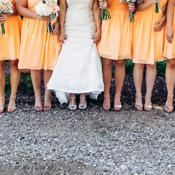 新娘的低段与伴娘