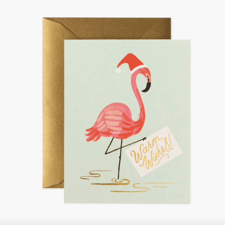 步枪纸有限公司假日火烈鸟贺卡套8