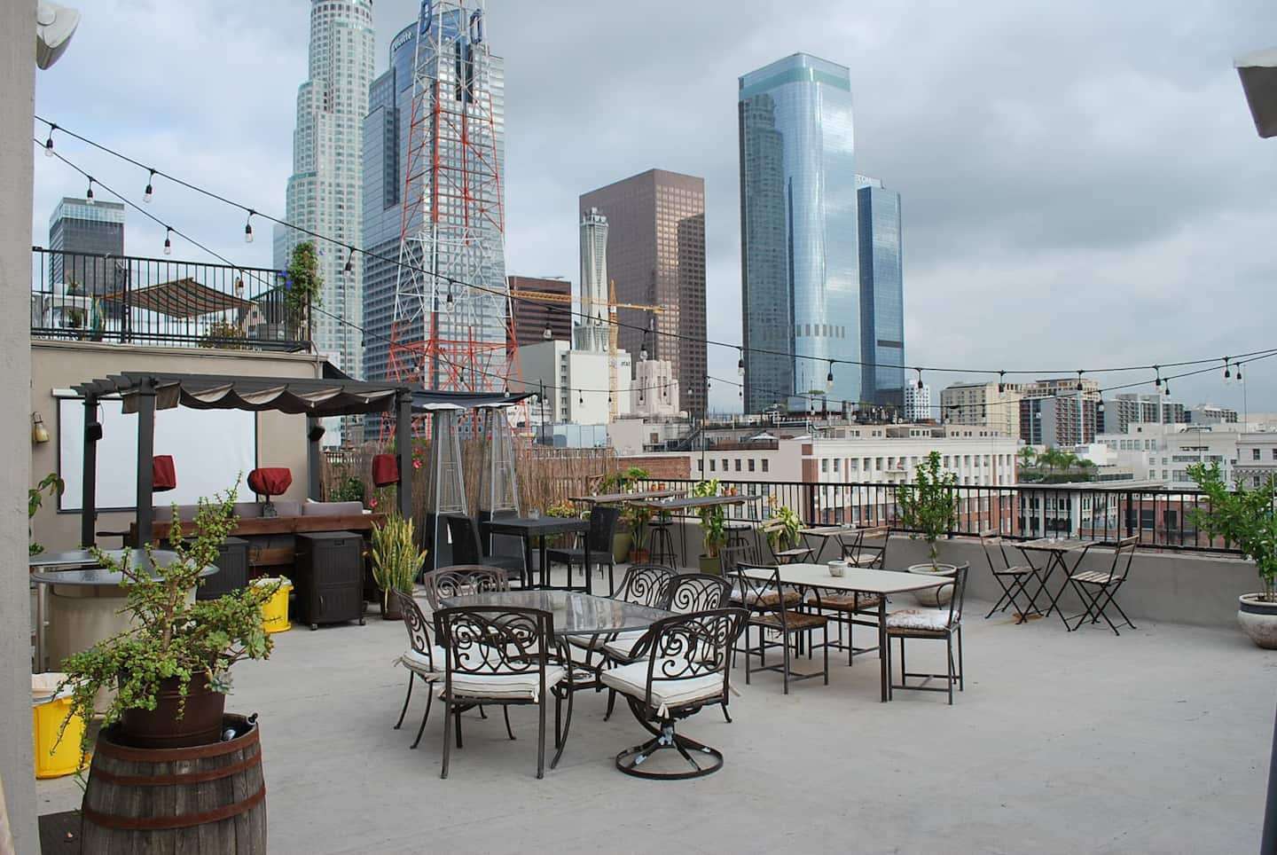 洛杉矶屋顶的Airbnb