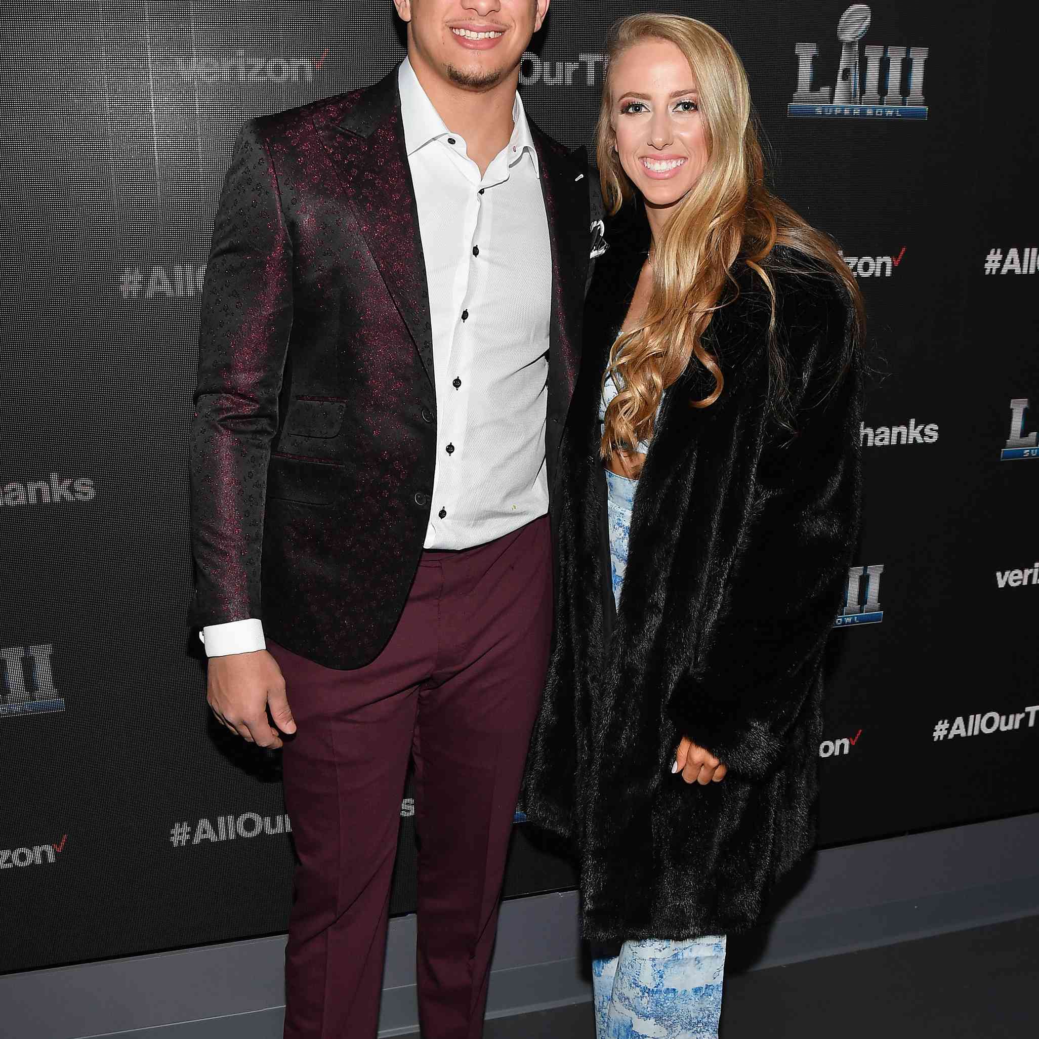 Patrick Mahomes和Brittany Matthews