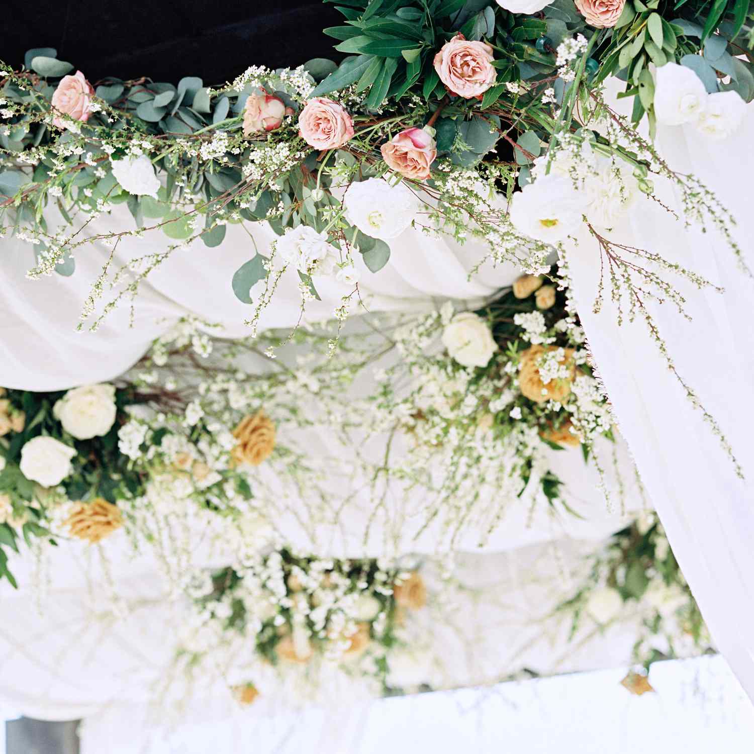 亲密加州婚礼，花凉台